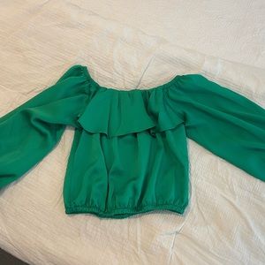 Emerald Green Blouse - worn once!